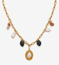 Pearl Medallion Necklace