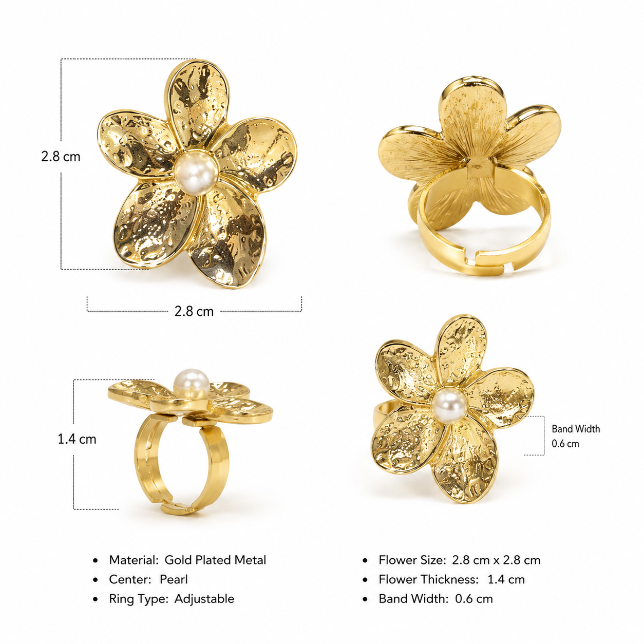 Pearl Blossom Ring