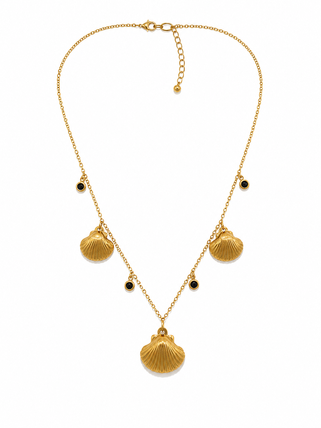 Golden Scallop Necklace