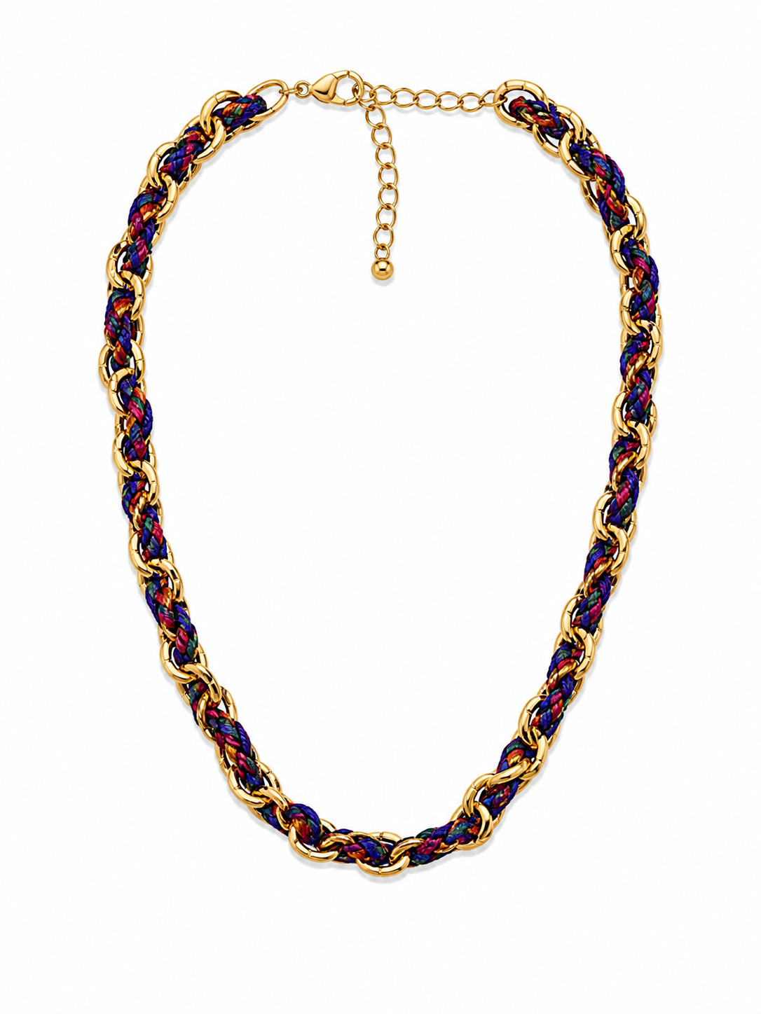 Carnival Braid Necklace