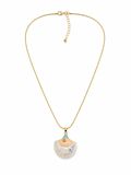 Pearl Clam Shell Necklace