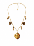 Sunstone Heart Necklace