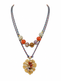 Hibiscus Cord Necklace
