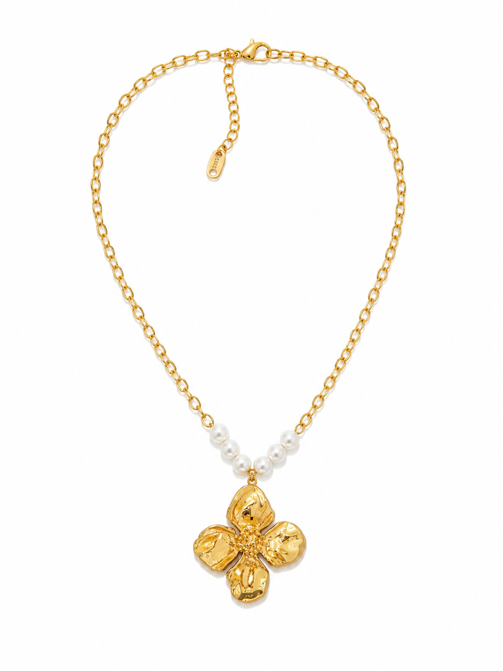 Pearl Clover Necklace