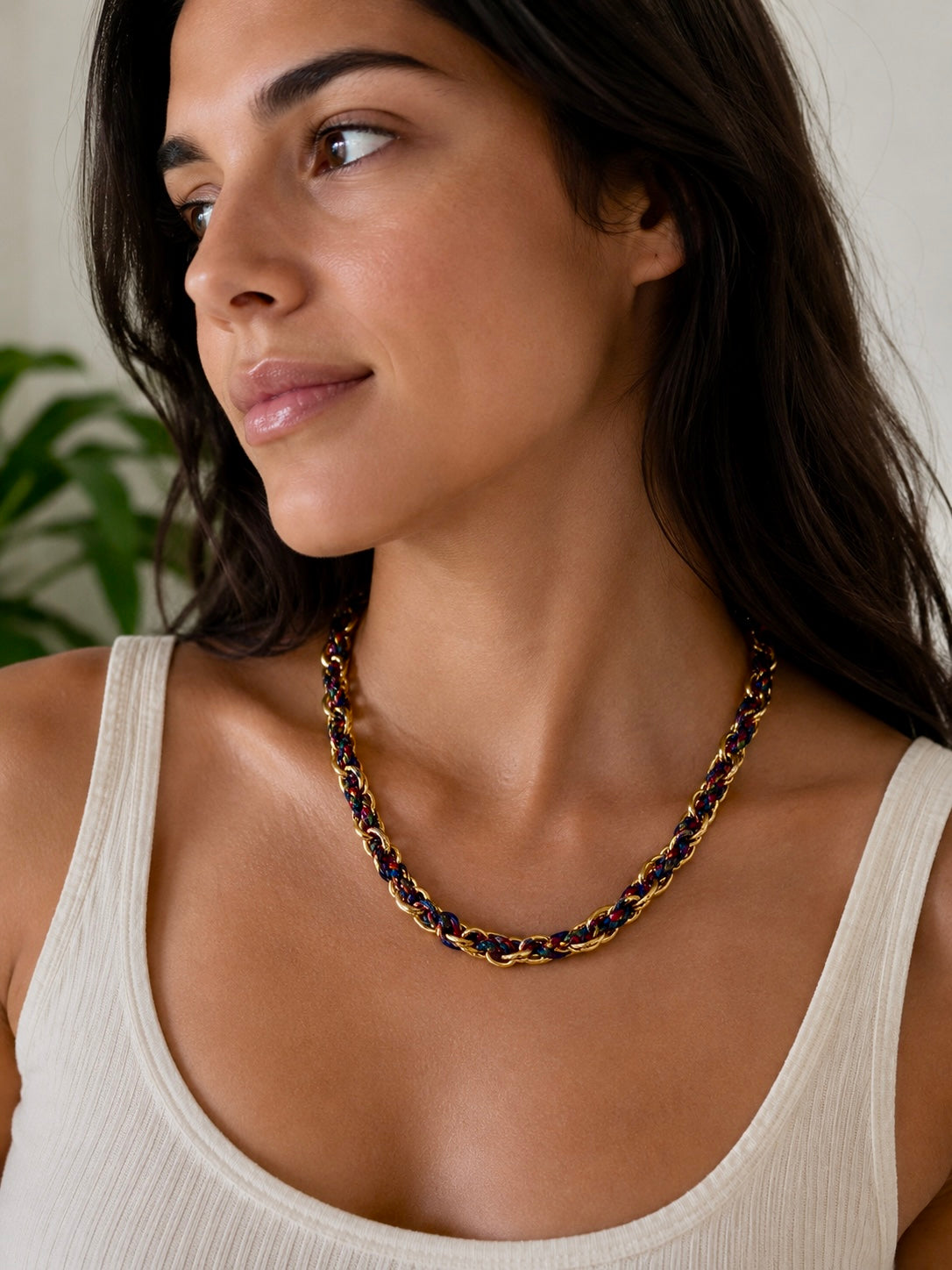 Carnival Braid Necklace