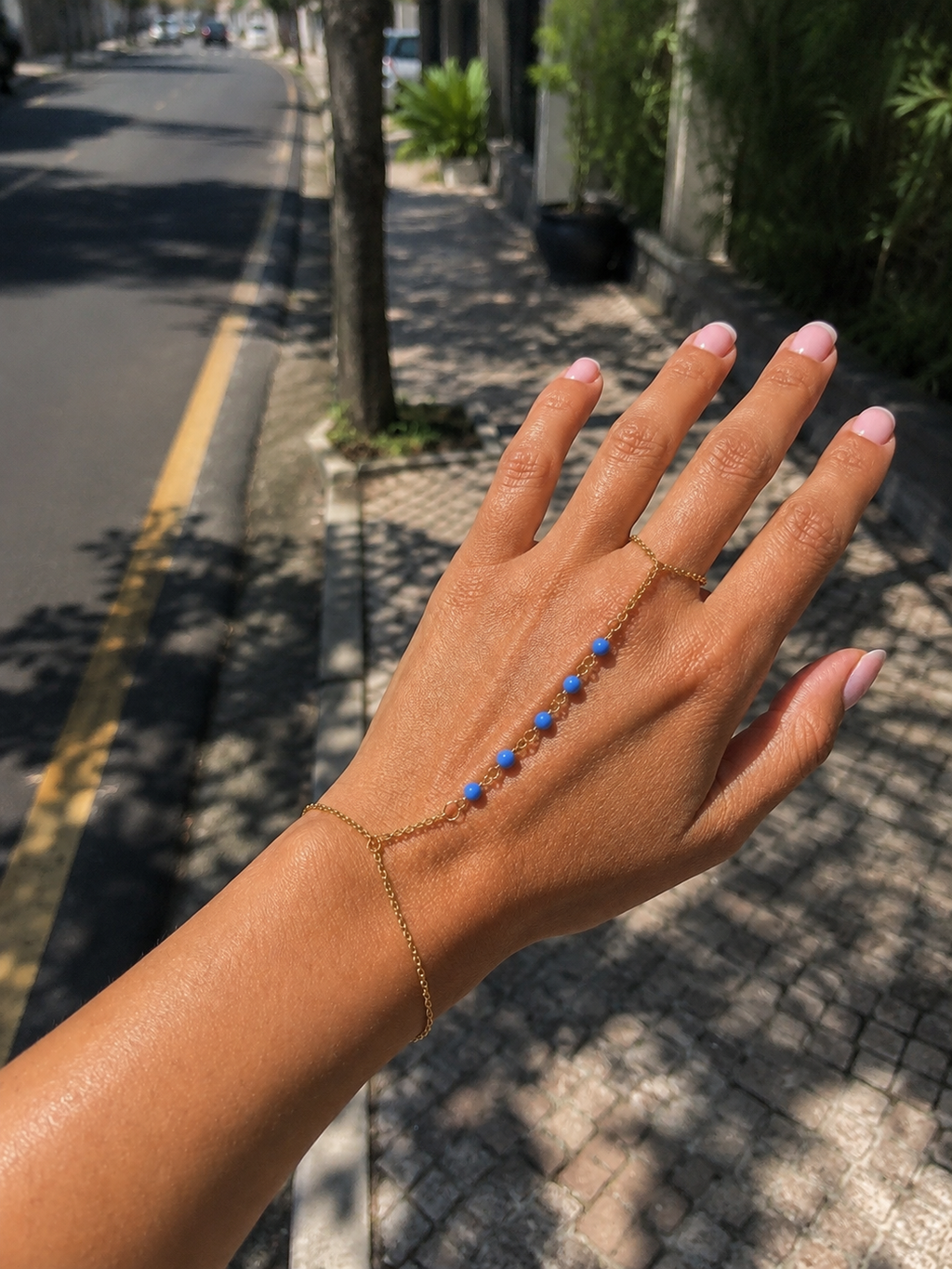 Blue therapy Hand Chain