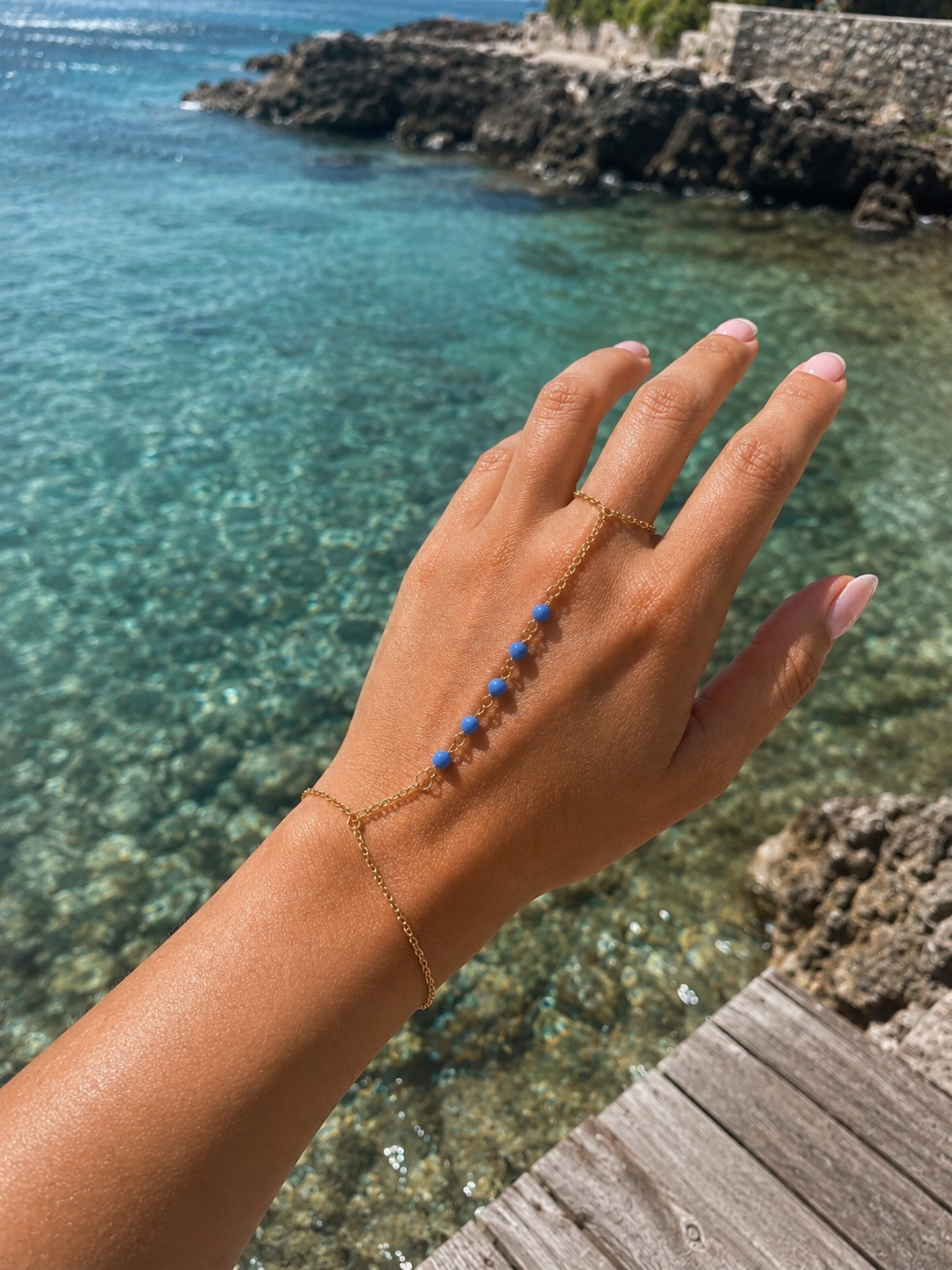 Blue therapy Hand Chain