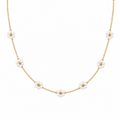 Pearl Daisy Chain Necklace