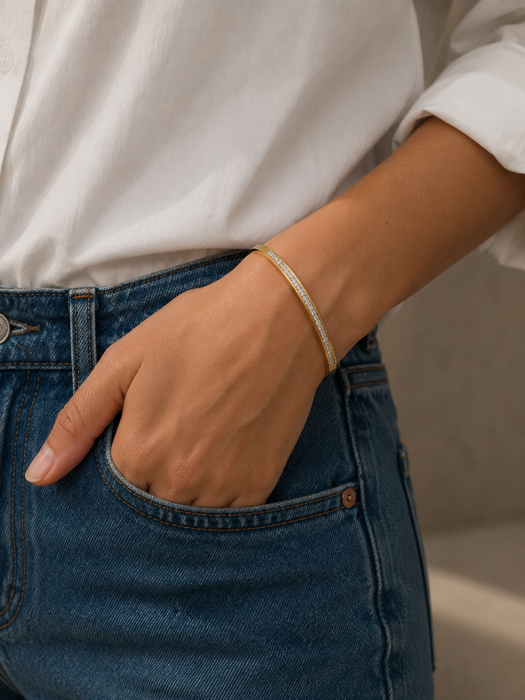 Crystal Edge Bracelet
