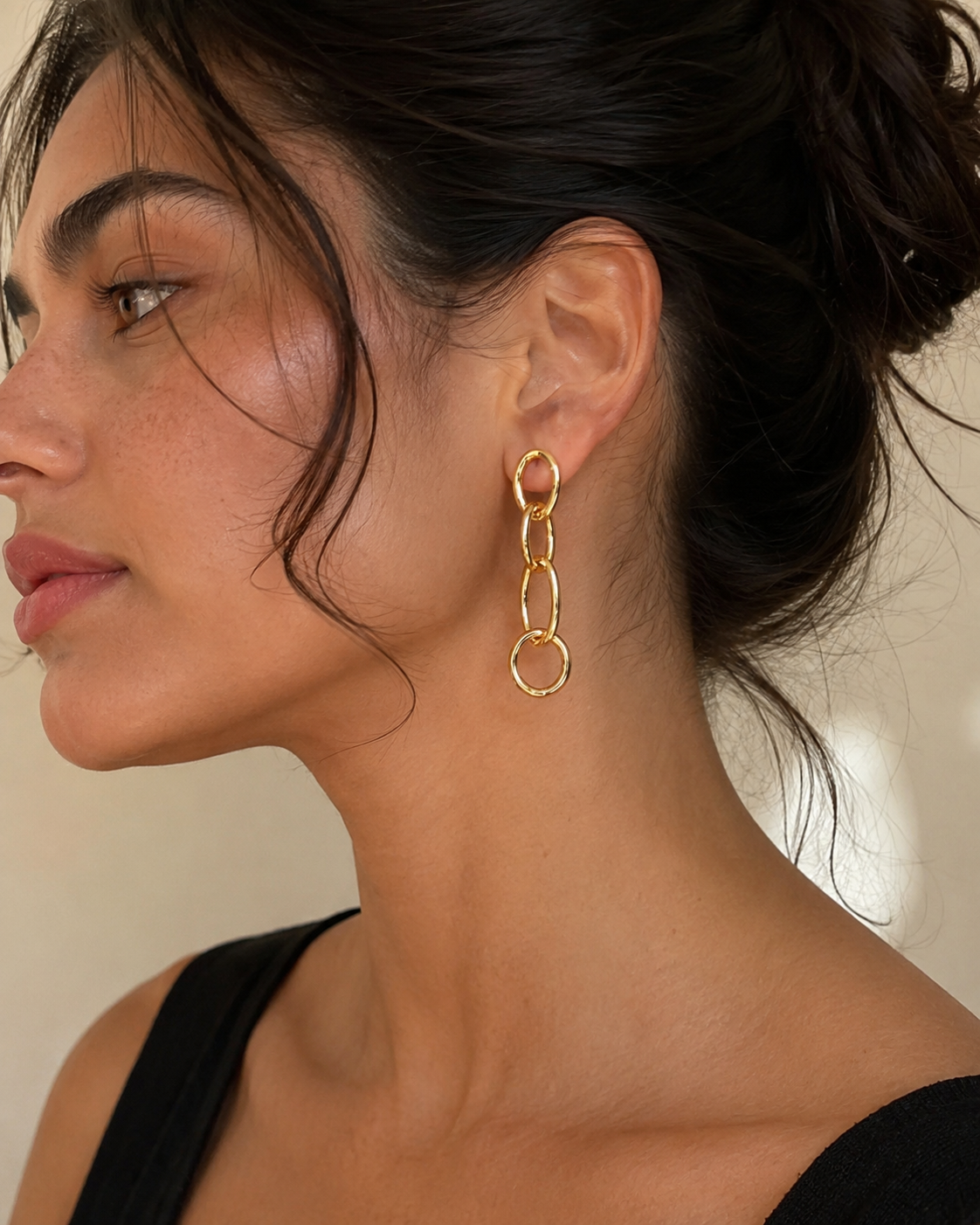 Chain Link Drop Earring